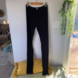 Free People Intimately Free Black Long Lounge Pants Size Medium